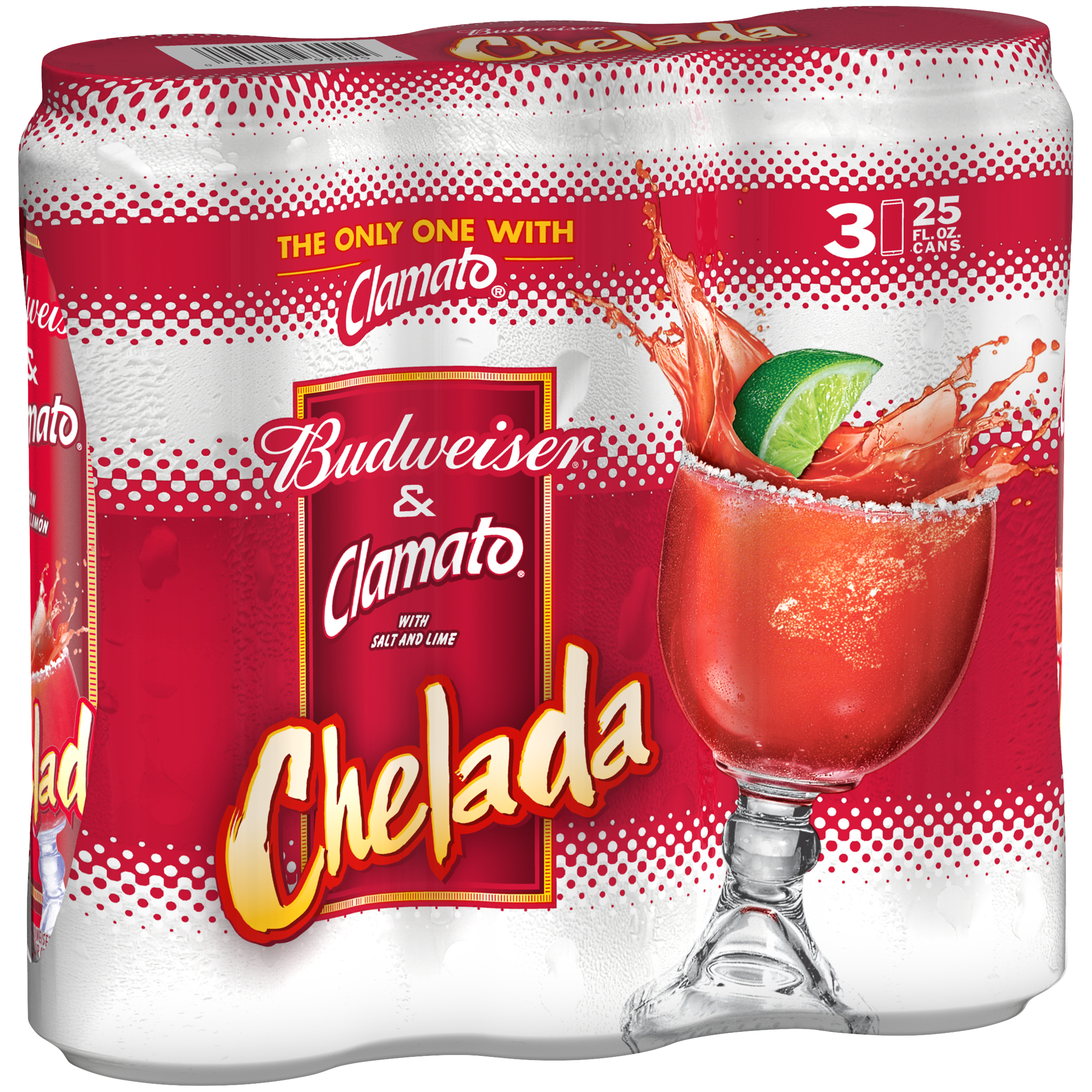 Budweiser Chelada 24oz 3 Pack